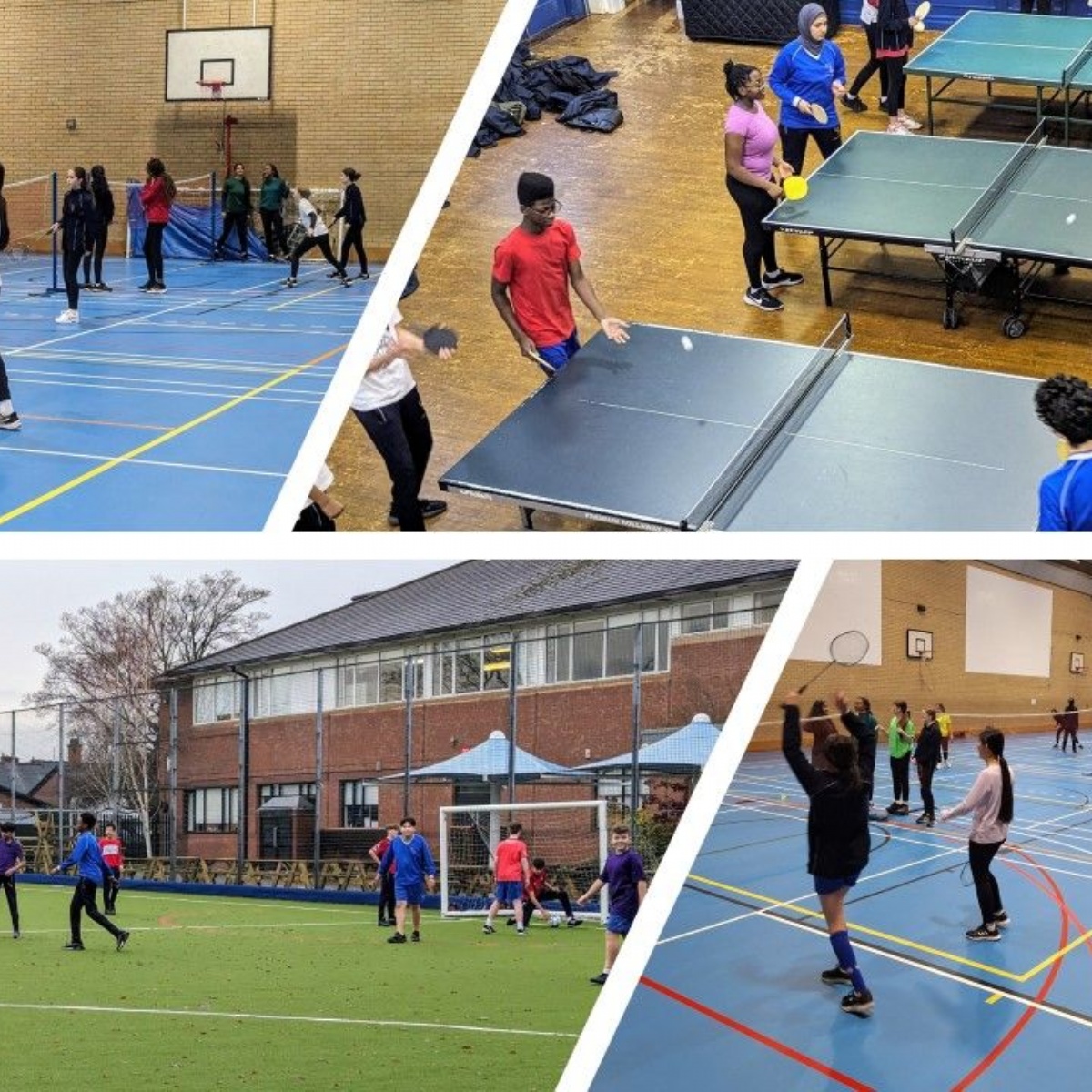 Urmston Grammar School interhouse sports day